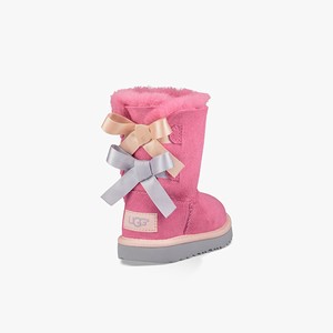 Ugg Bailey Bow II Kids Classic Boots Pink (6759FSUKR)